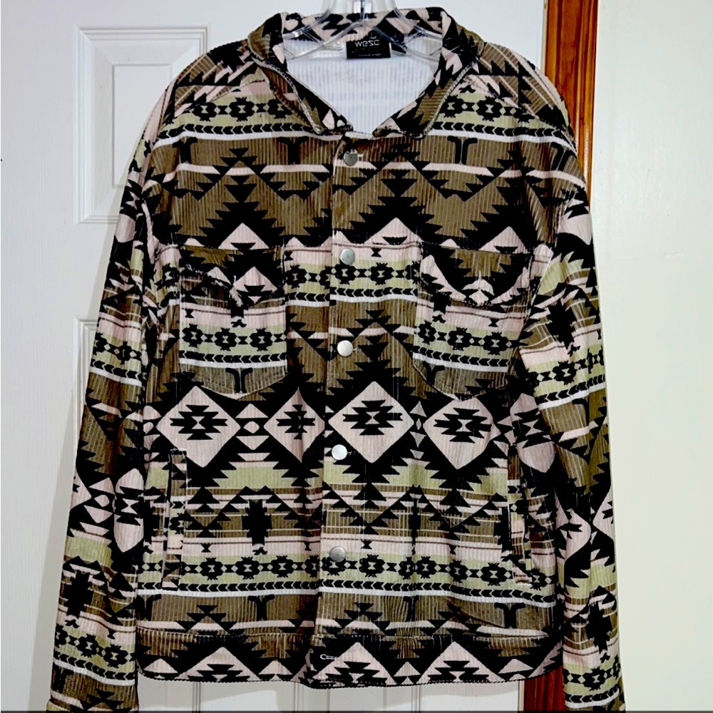Aztec Button Up Jacket